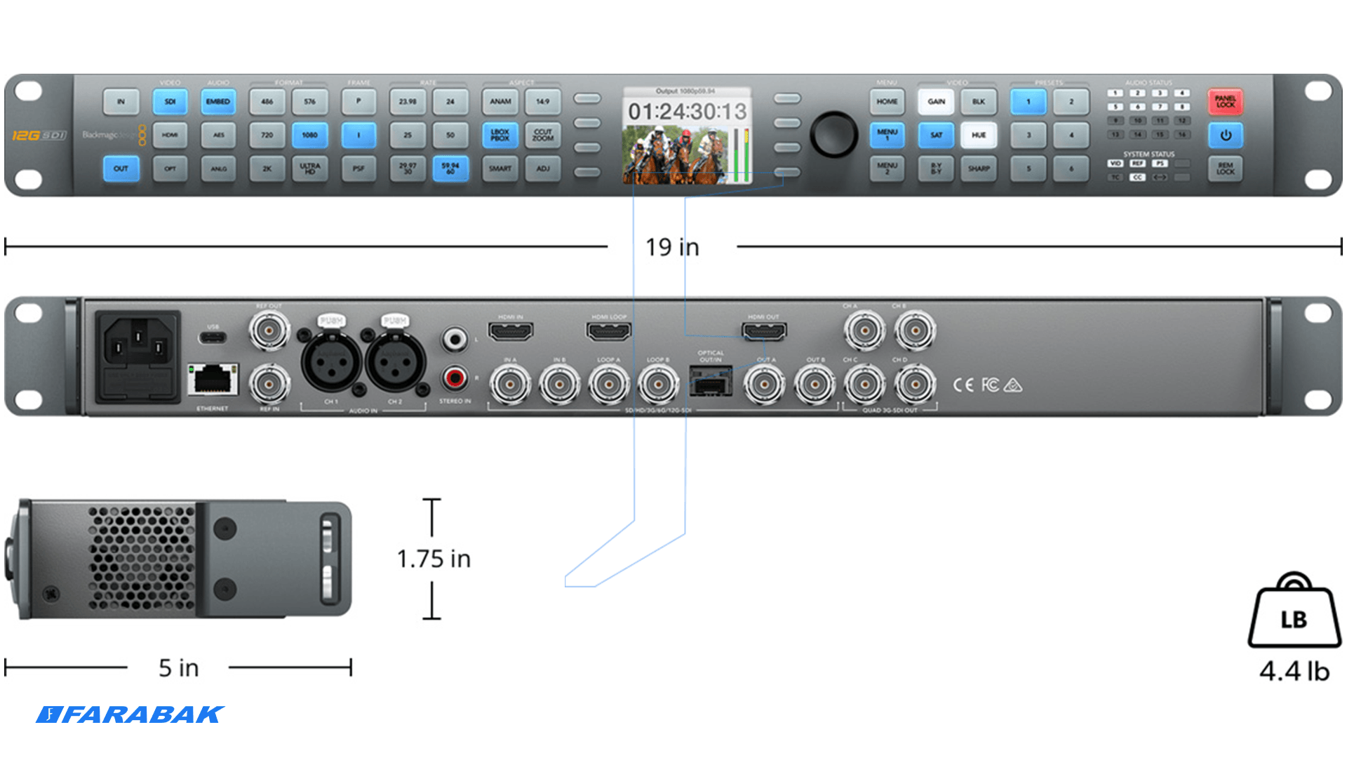 طراحی مقاوم برای نصب AV در فضاهای فشرده و پرتردد