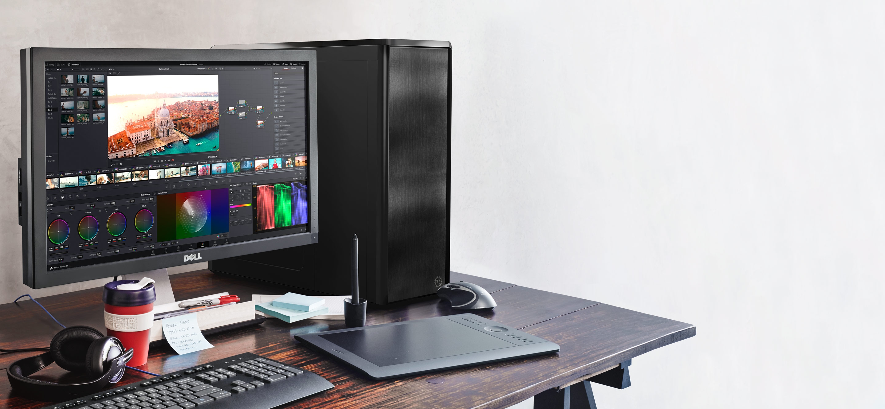 ویرایش، تصحیح رنگ و خروجی حرفه‌ای – رایگان! DaVinci Resolve