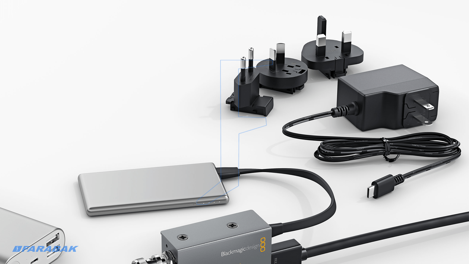 تغذیه آسان با USB Type‑C؛ سازگار با لپ‌تاپ و شارژر موبایل