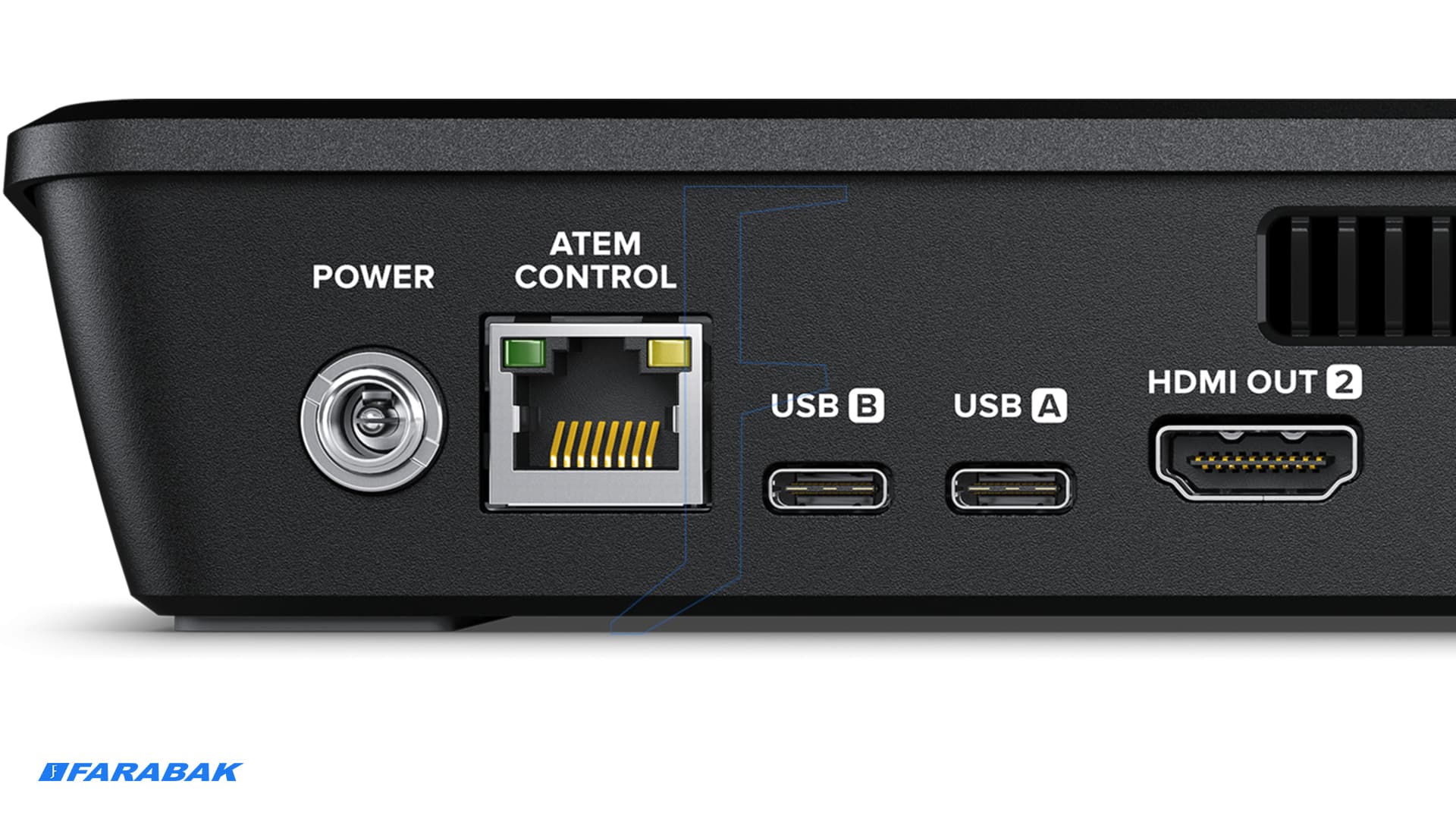 امکانات حرفه‌ای استریمینگ زنده با اتصال مستقیم از طریق Ethernet و USB-C