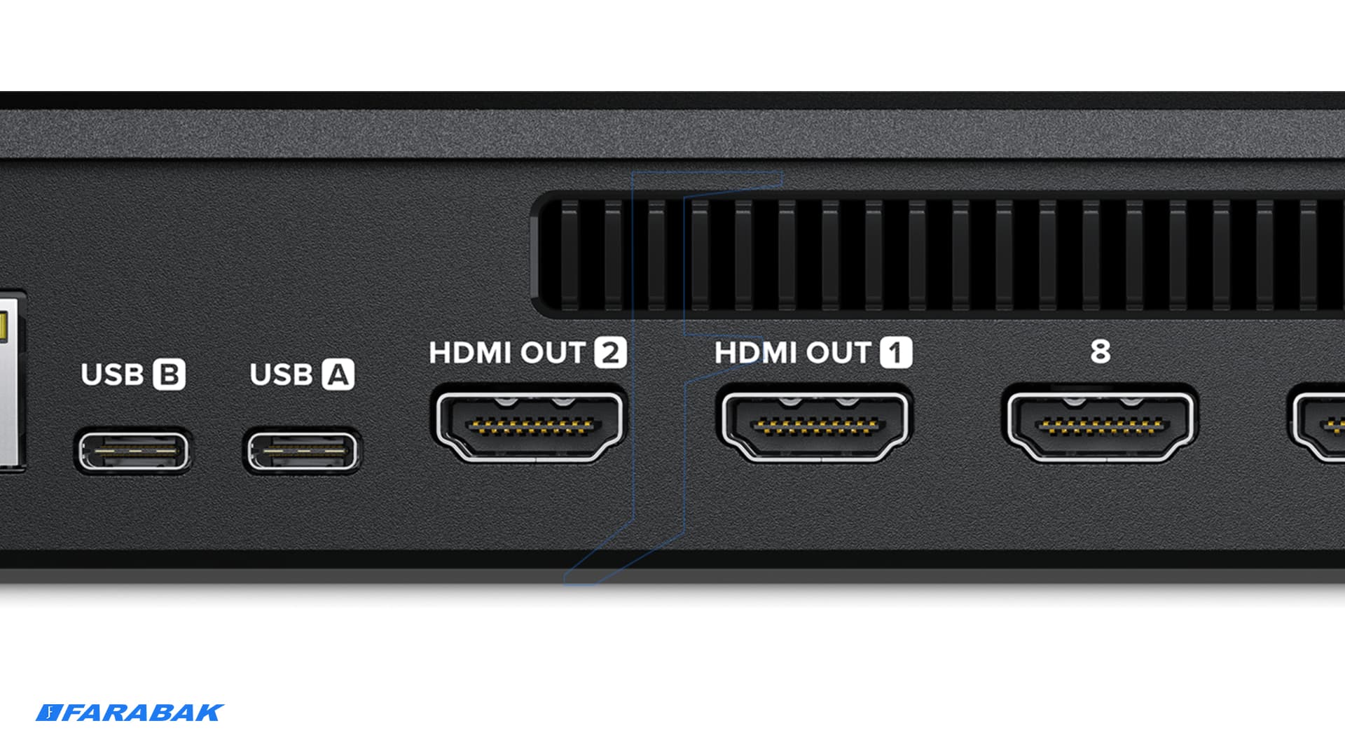 خروجی‌های HDMI مستقل و مانیتورینگ با کیفیت برای کنترل حداکثری