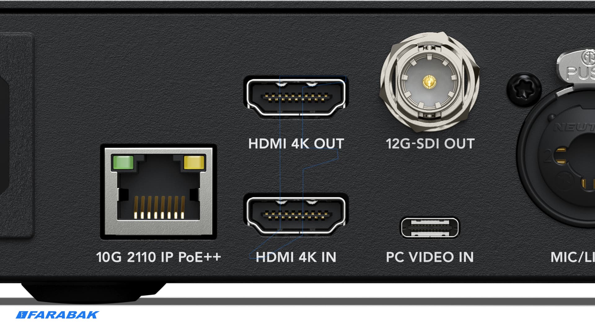 خروجی HDMI 2.0 با قابلیت سوییچ تصویر حرفه‌ای