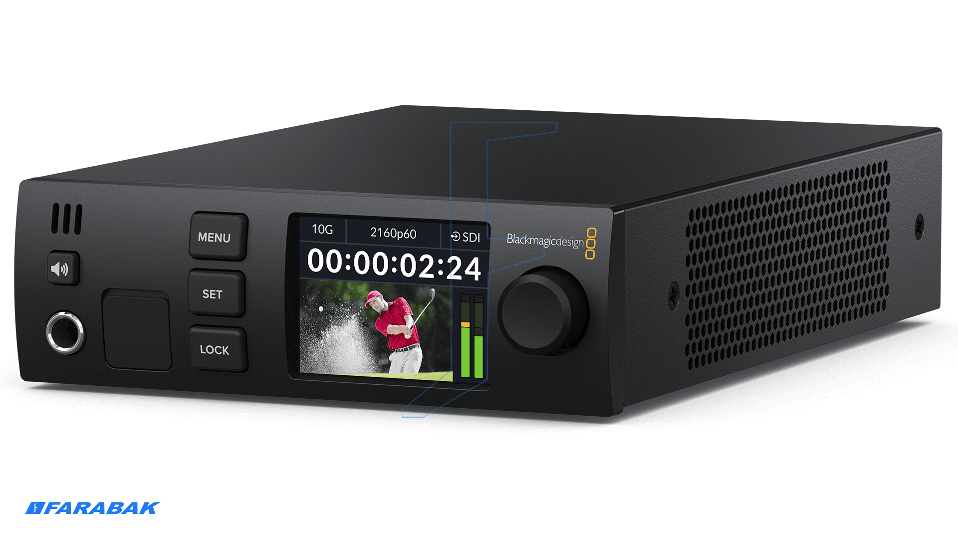 تبدیل حرفه‌ای 12G-SDI و SMPTE-2110 به HDMI با کیفیت بی‌نظیر