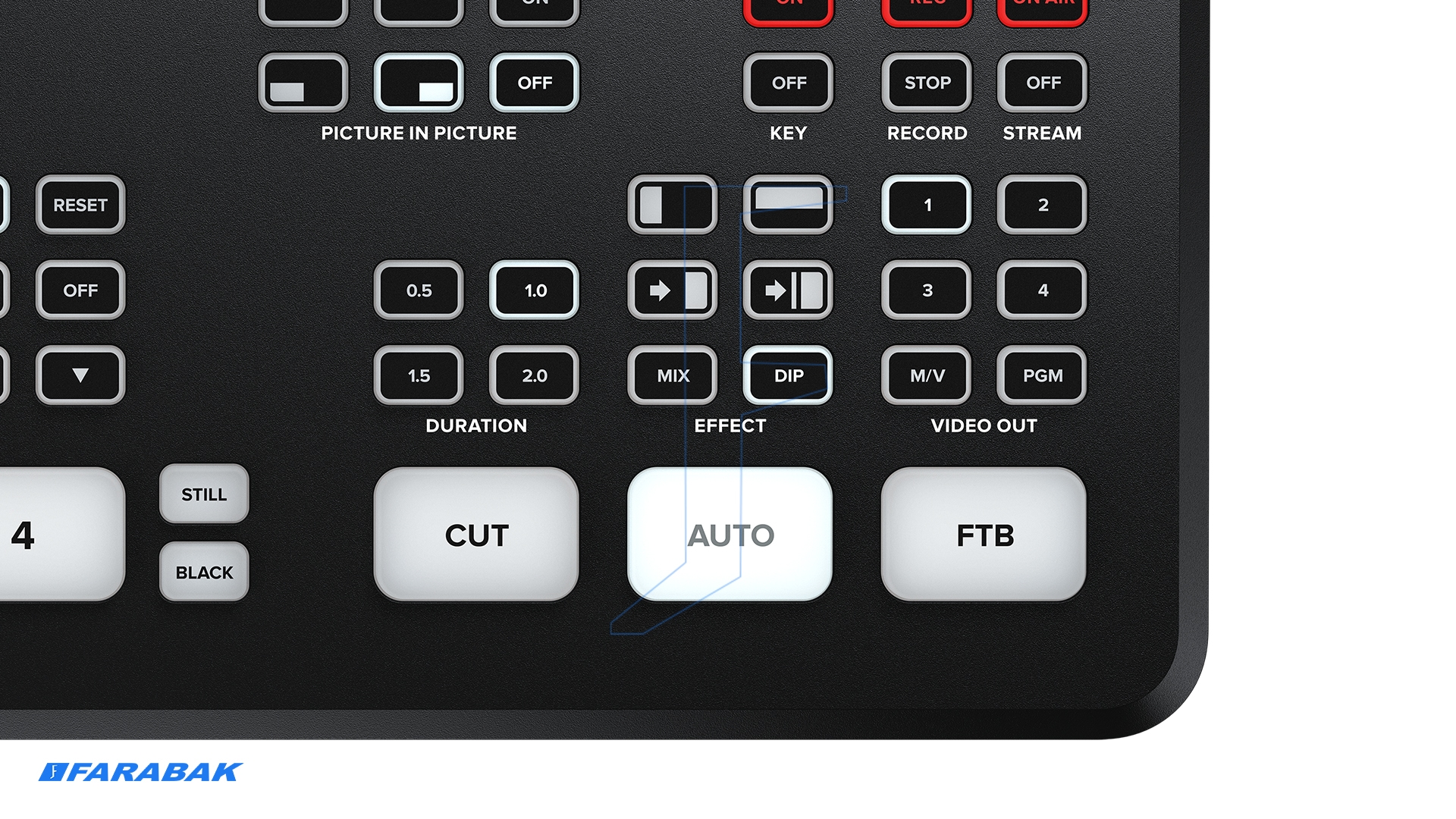 افکتها و ترنزیشن های متنوع برای بالابردن جذابیت پخش
