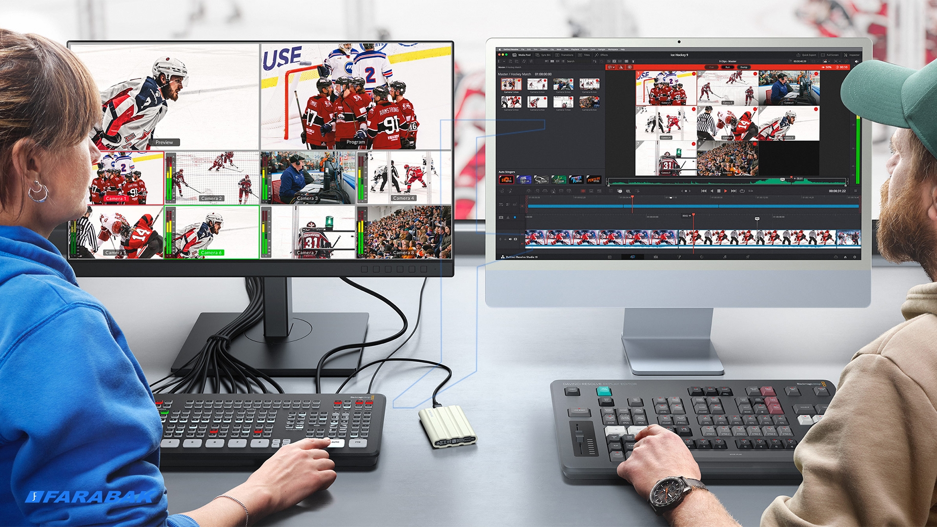 ویرایش سریع چند دوربینه در DaVinci Resolve با ذخیره فایل پروژه