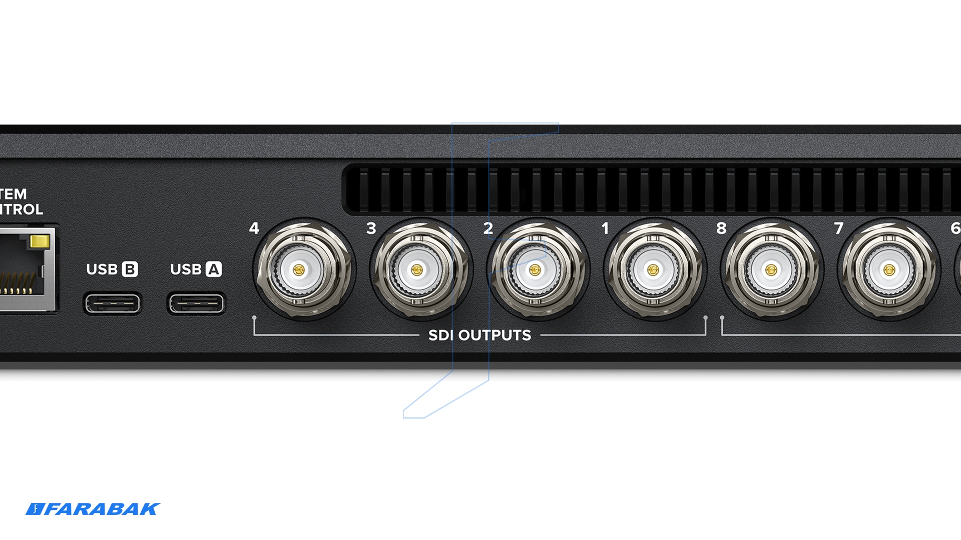 چهار خروجی SDI مستقل و مدیریت حرفهای سیگنال ویدیویی