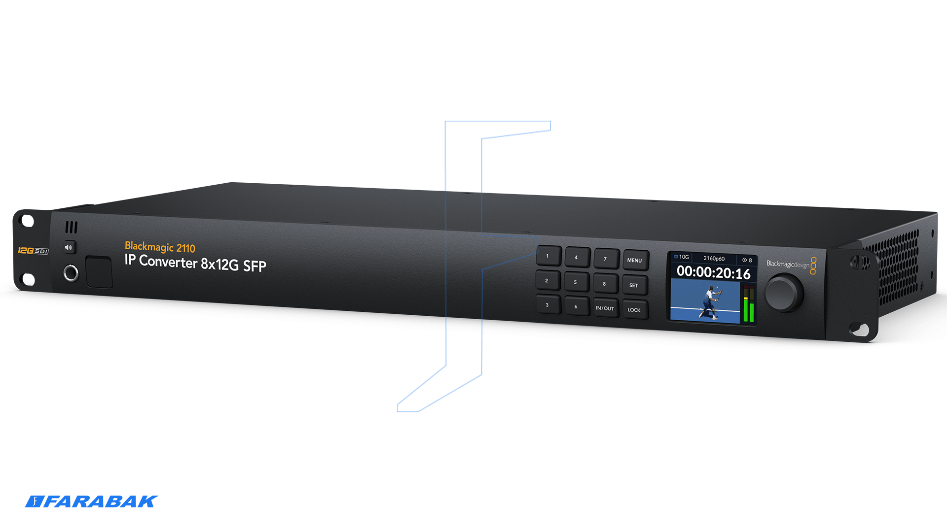 تبدیل پیشرفته 12G-SDI به ویدیو IP با استاندارد SMPTE-2110