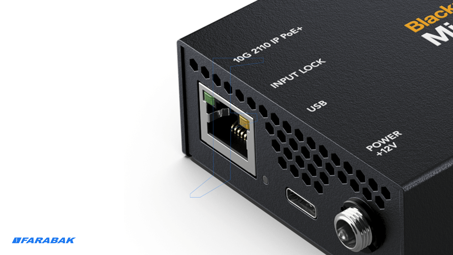 تأمین برق هوشمند از طریق 10G Ethernet یا منبع خارجی