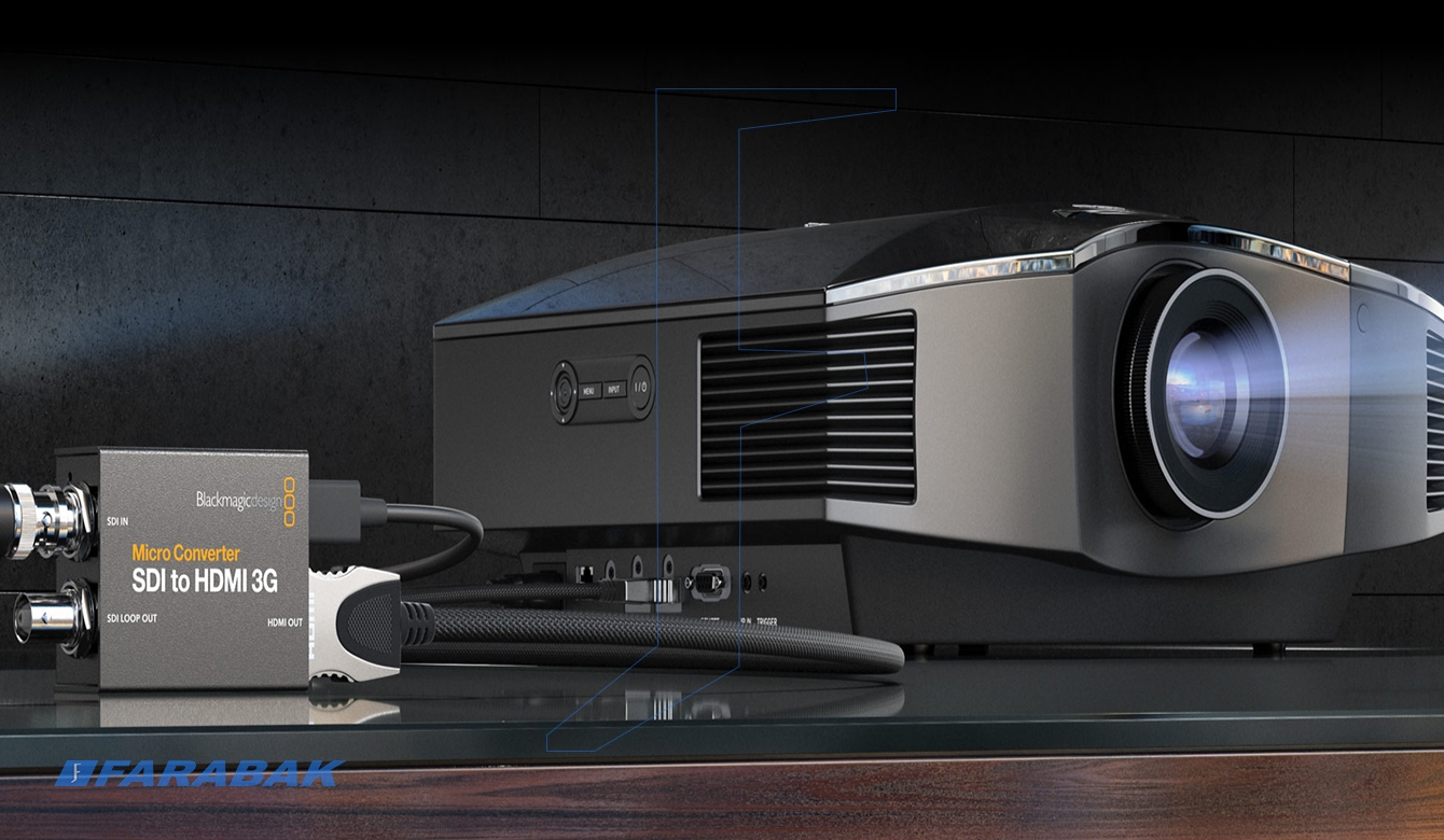 پشتیبانی از استانداردهای ویدیویی و نرخهای متنوع SD، HD و DCI