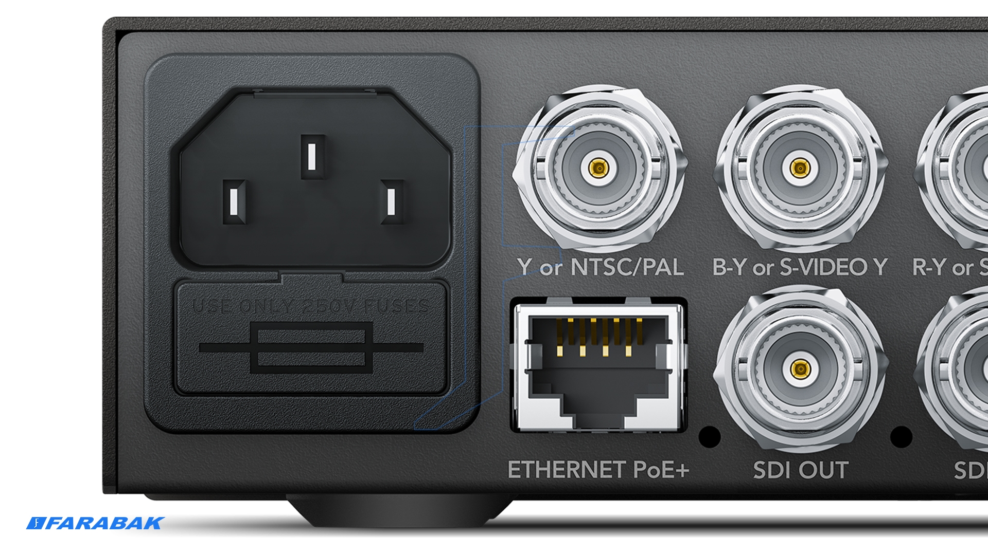قابلیت تأمین انرژی با منبع داخلی AC و PoE+