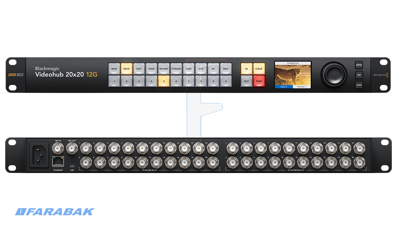 Blackmagic Videohub 20x20 12G