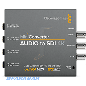 Mini Converter Audio to SDI 4K