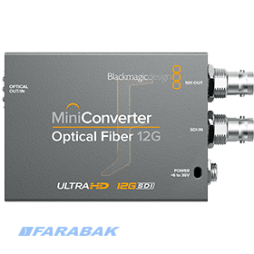 Mini Converter Optical Fiber 12G