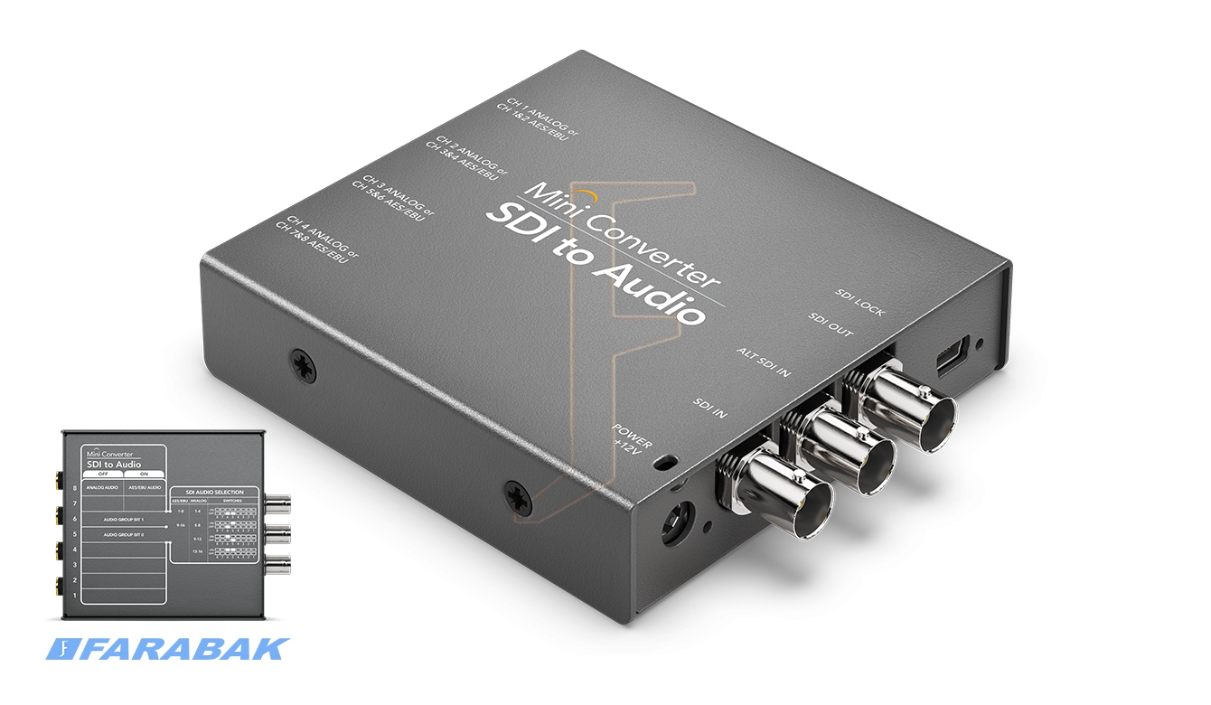 Mini Converter SDI to Audio