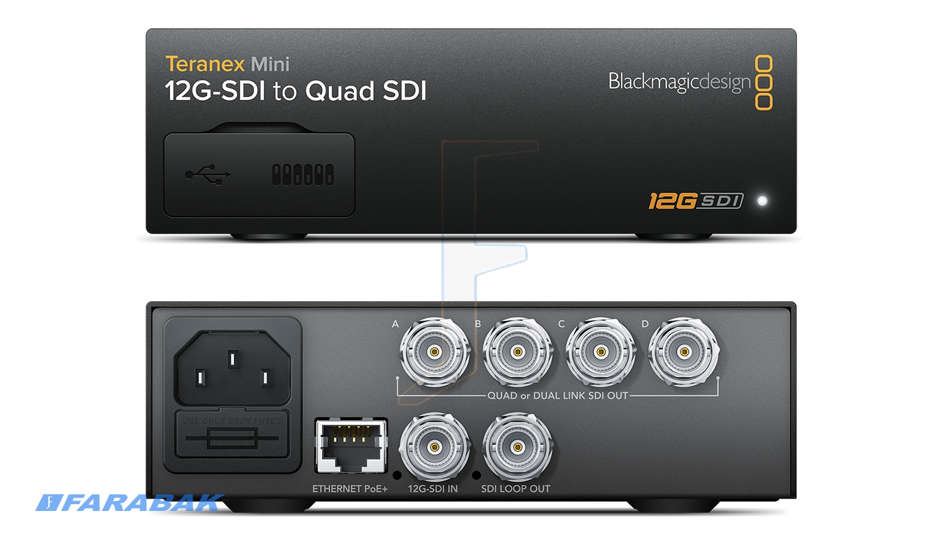 Teranex Mini 12G-SDI to Quad SDI