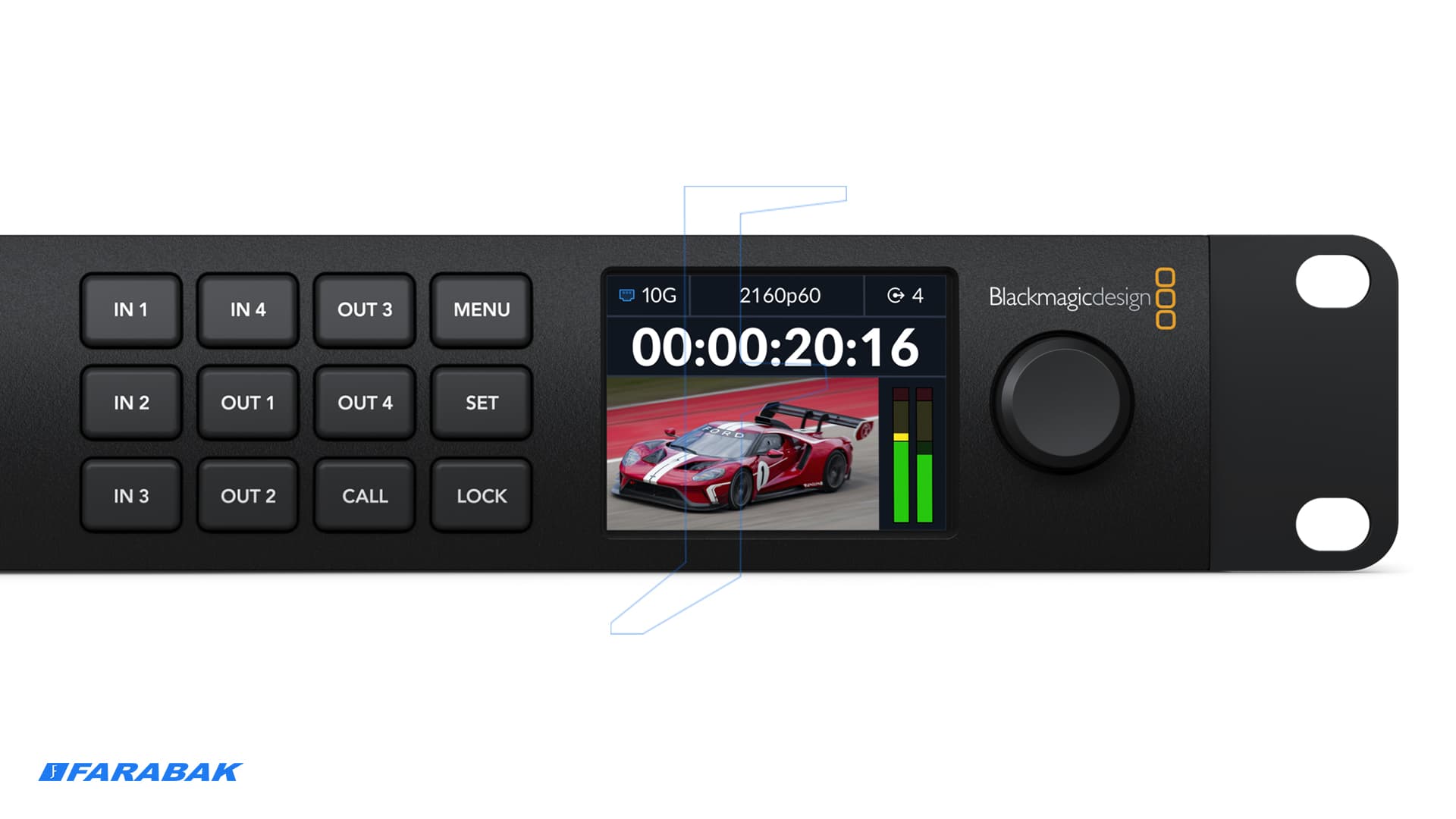کنترل پیشرفته با پنل داخلی و نمایشگر رنگی LCD