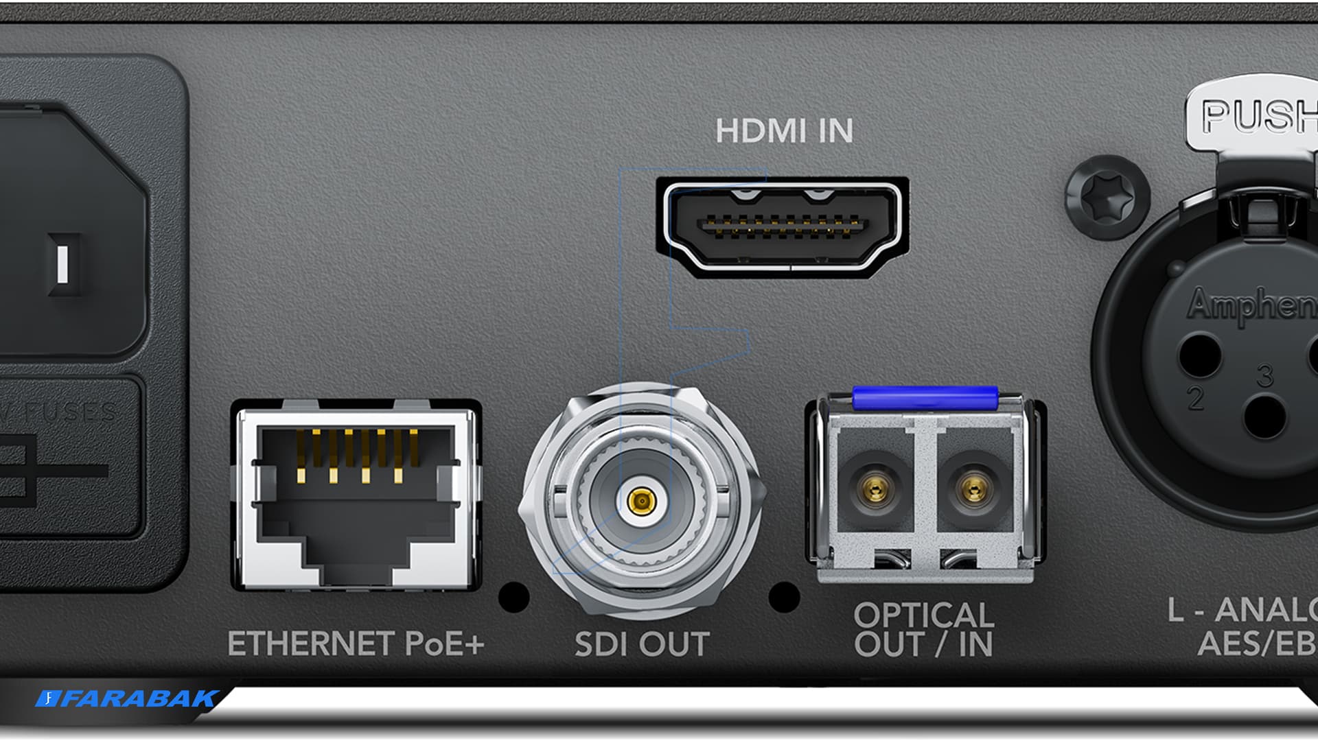 امکانات تخصصی ورودی و خروجی ویدئو: HDMI 2.0 و SDI 12G