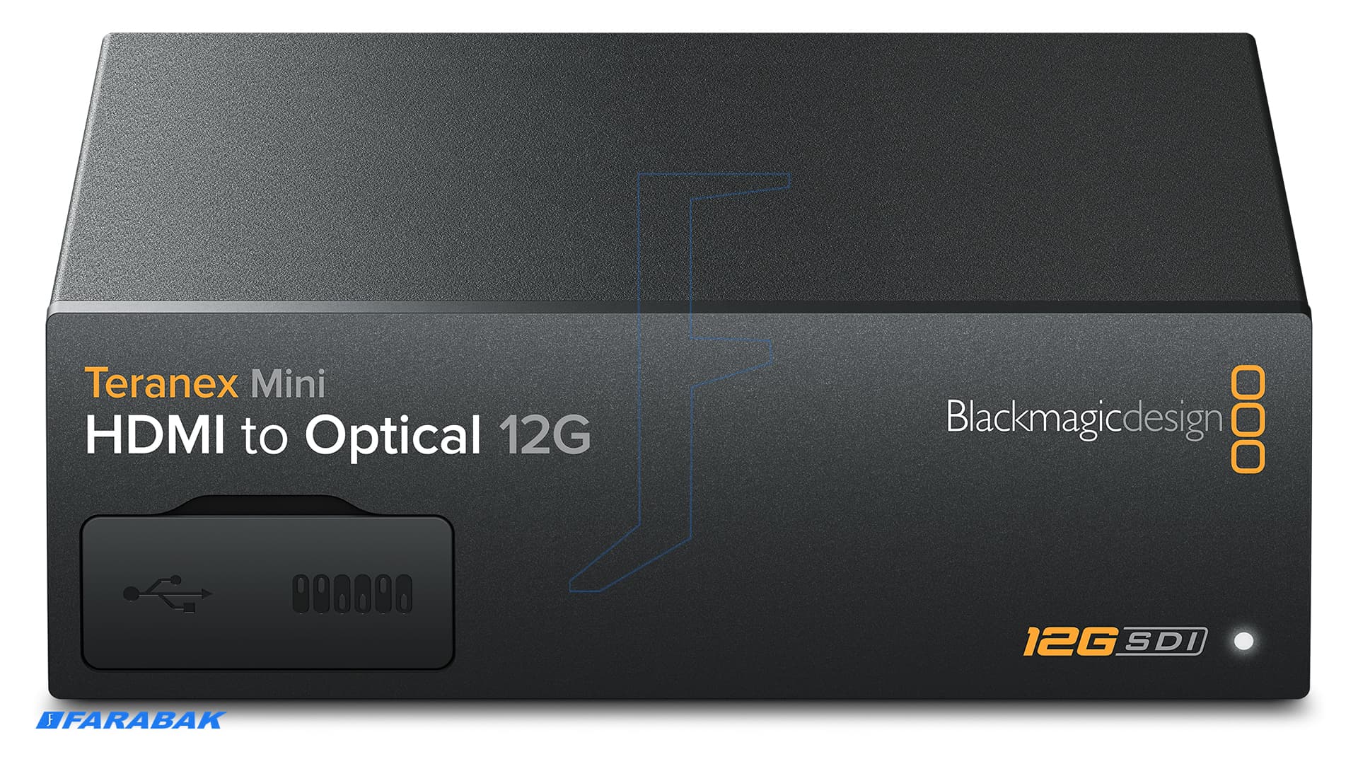 مبدل حرفهای HDMI به SDI و فیبر نوری با پشتیبانی 12G