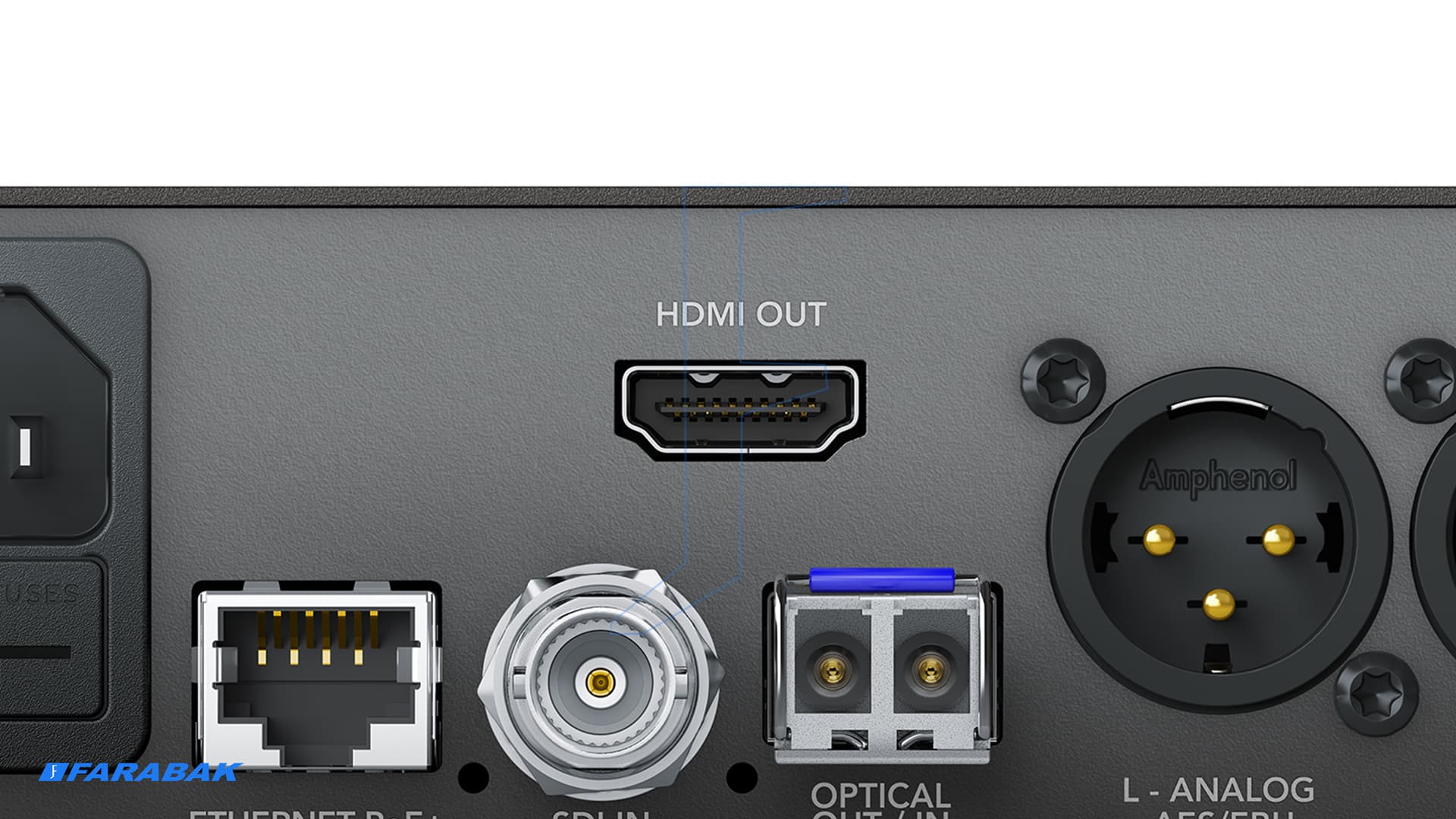 خروجی HDMI 2.0 سازگار با 2160p60 جهت نمایش در نمایشگرهای پیشرفته