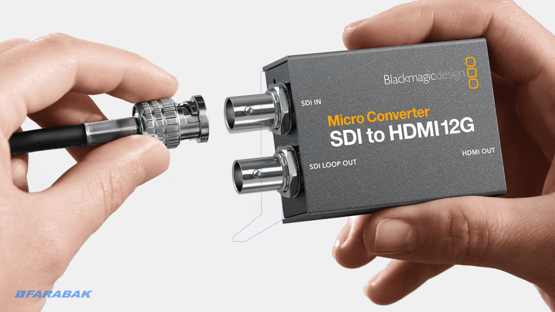 کوچکترین تبدیل کننده حرفهای SDI به HDMI با کیفیت 12G