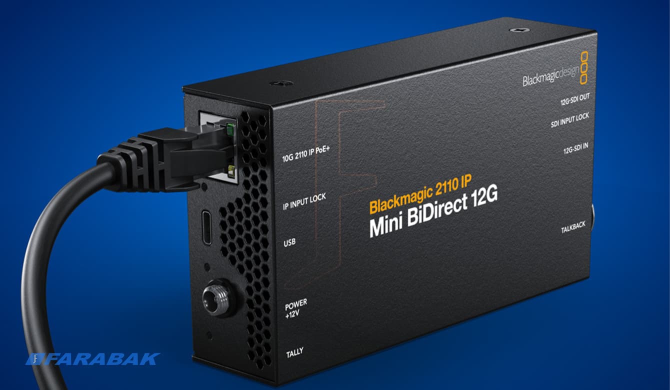Blackmagic 2110 IP Mini BiDirect 12G