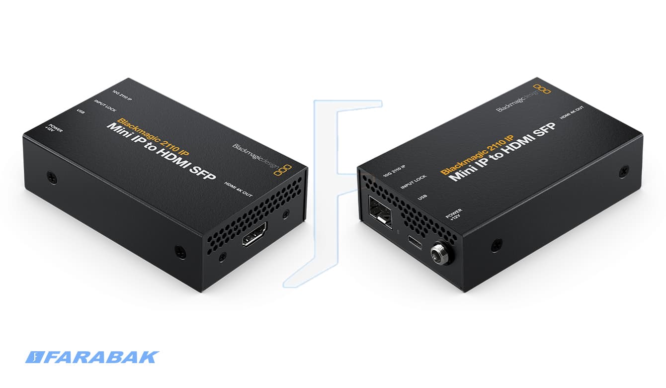 Blackmagic 2110 IP Mini IP to HDMI SFP