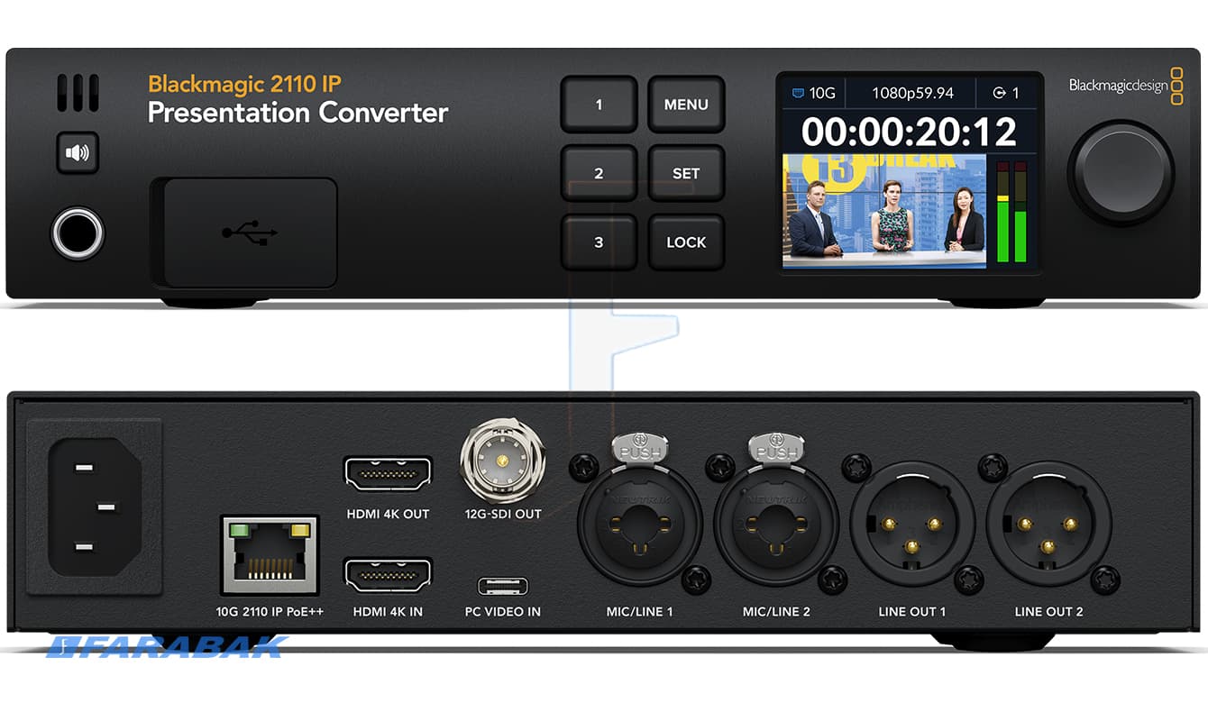 Blackmagic 2110 IP Presentation Converter