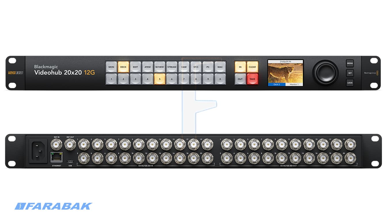 Blackmagic Videohub 20x20 12G