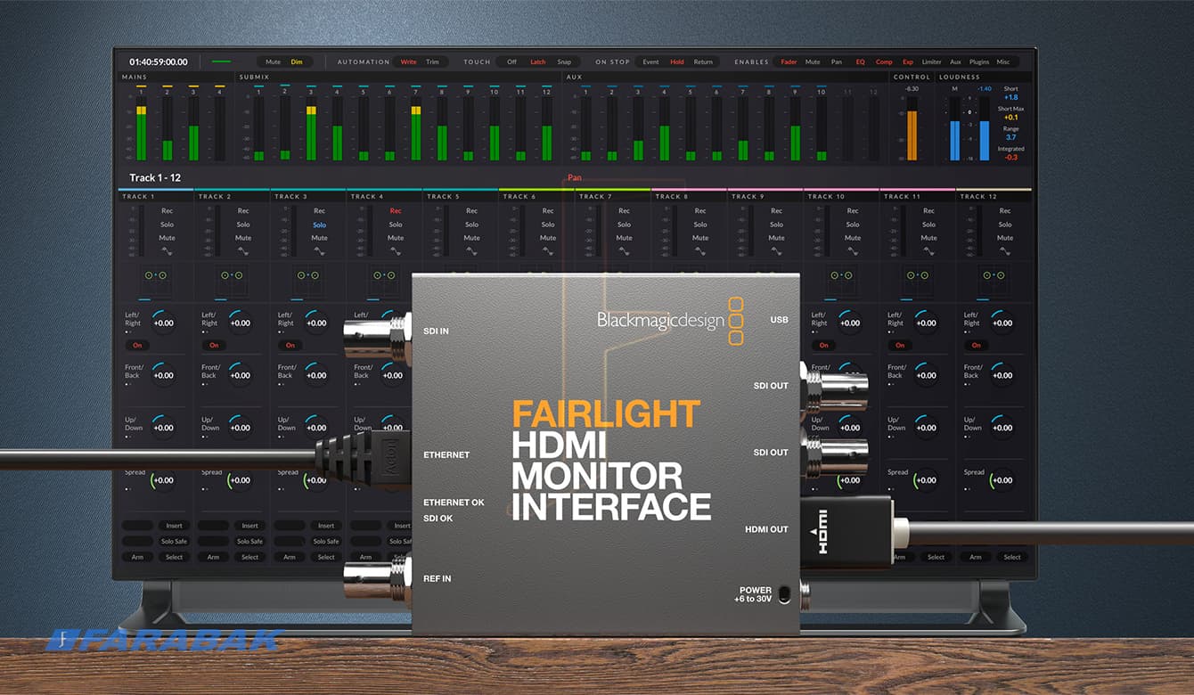 Fairlight HDMI Monitor Interface