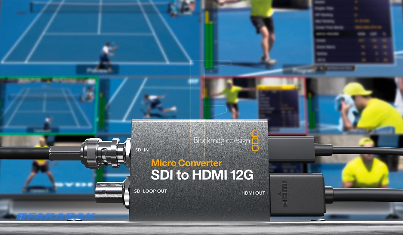 Micro Converter SDI to HDMI 12G wPSU