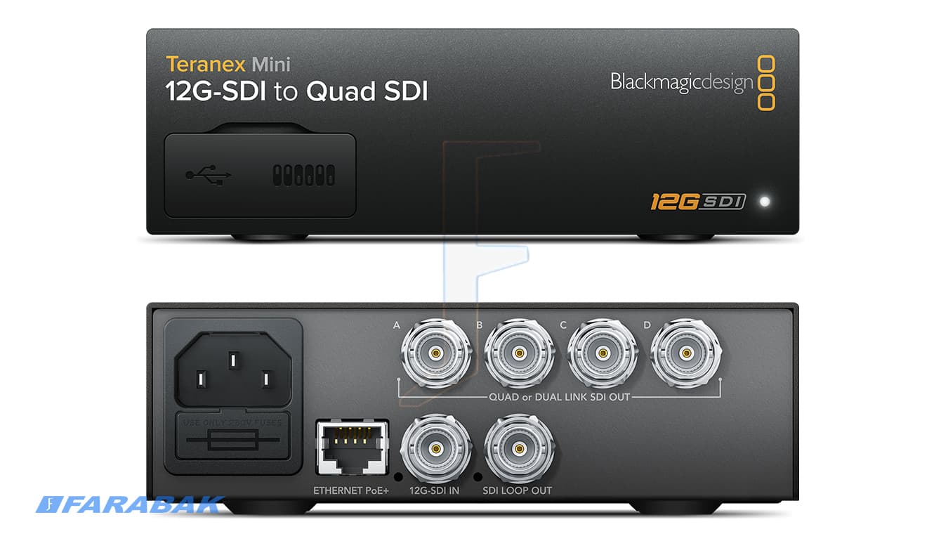 Teranex Mini 12G-SDI to Quad SDI